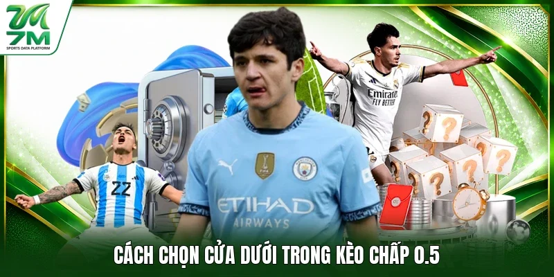 Cách chọn cửa dưới trong kèo chấp 0.5