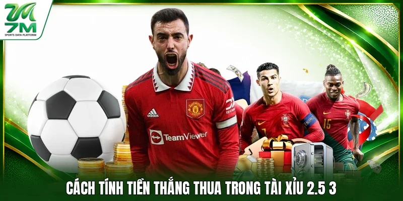 Cách tính tiền thắng thua trong tài xỉu 2.5 3