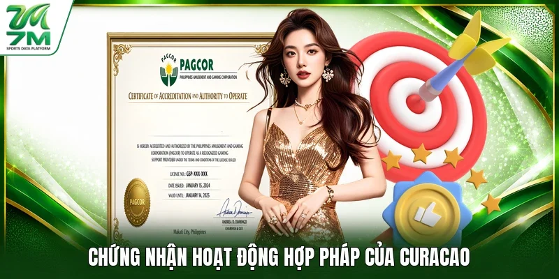 Chứng nhận hoạt động hợp pháp của Curacao