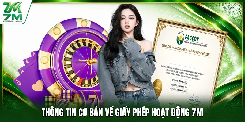 Thông tin cơ bản về giấy phép hoạt động 7M