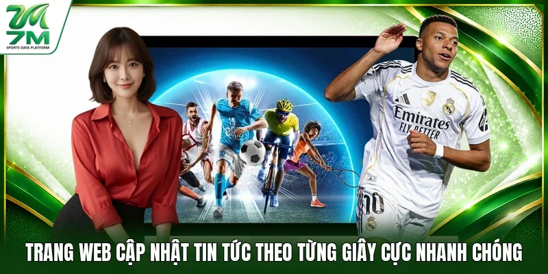 Trang web cập nhật tin tức theo từng giây cực nhanh chóng